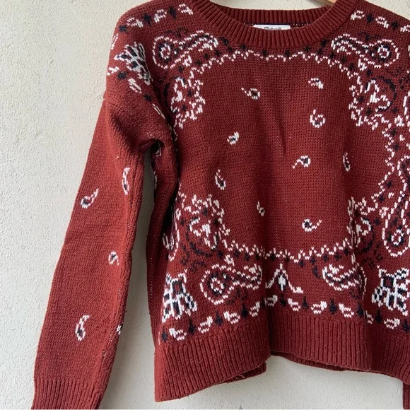 Madewell bandanna sweater - Picture 3 of 8